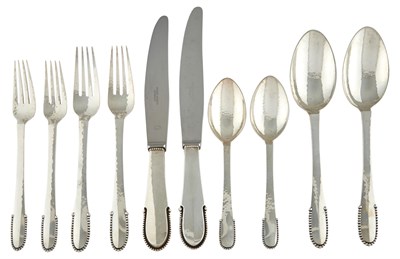Lot 46 - Georg Jensen Sterling Silver Beaded Pattern...