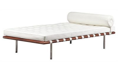 Lot 137 - Ludwig Mies van der Rohe White Leather...