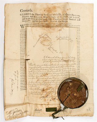 Lot 304 - [TOBAGO] An elaborate printed and manuscript...