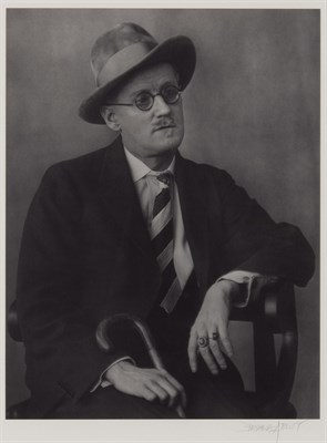 Lot 2001 - ABBOTT, BERENICE (1898-1991) James Joyce with...