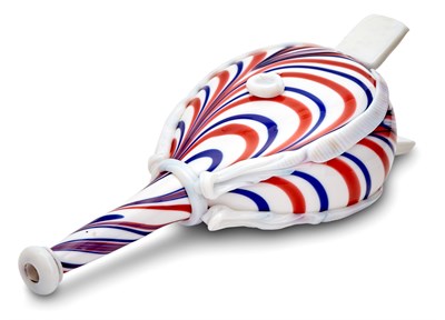 Lot 168 - Blown Glass Bellows Length 10 inches.