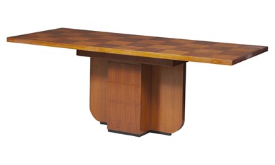 Lot 15 - Art Moderne Pedestal Desk 1940s The...