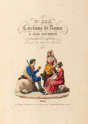 Lot 101 - [ROME-COLOR PLATE] MARRONI, SALVATORE. No. XXX...