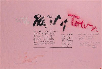 Lot 341 - Rene Ricard American, 1946-2014 In the Heart...