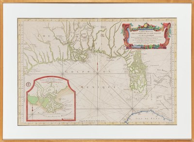 Lot 184 - [MAP] BELLIN, JACQUES NICOLAS. Carte Reduite...