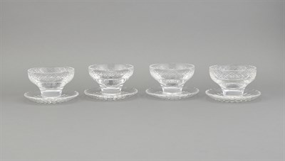 Lot 81 - Four Stuart Cut Glass Shaftesbury Pattern...