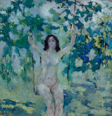 Lot 13 - Attributed to Arthur Beecher Carles The Garden...
