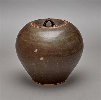 Lot 88 - Bernard Leach Glazed Stoneware Covered Jar...
