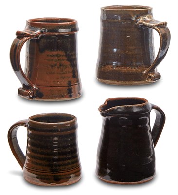 Lot 89 - Group of Three Bernard Leach Glazed Stoneware...