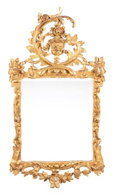 Lot 50 - Northern European Rococo Giltwood Mirror 19th...