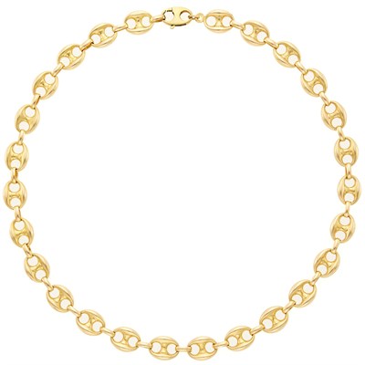 Lot 2010 - Gold Nautical Link Necklace