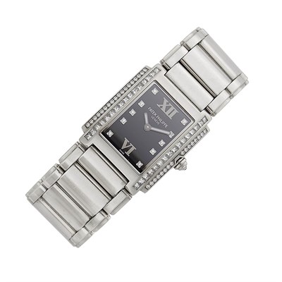 Lot 36 - Patek Philippe White Gold and Diamond 'Twenty-4' Wristwatch, Ref. 4910/20G