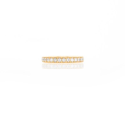Lot 2246 - Rose Gold and Diamond Band Ring