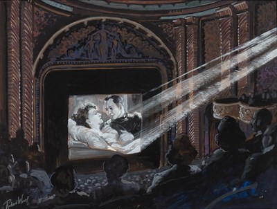 Lot 67 - Richard Whorf American, 1906-1966 Late Night...