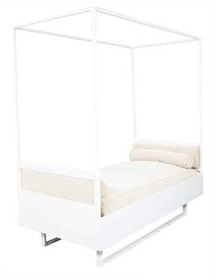 Lot 254 - Powder Coated Steel Daybed Designed by Darryl...
