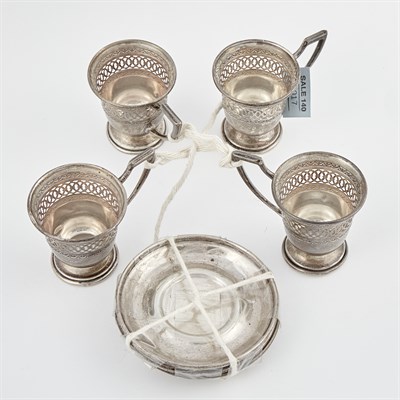 Lot 17 - 8 Pieces of Silver, 7 ozs., damaged