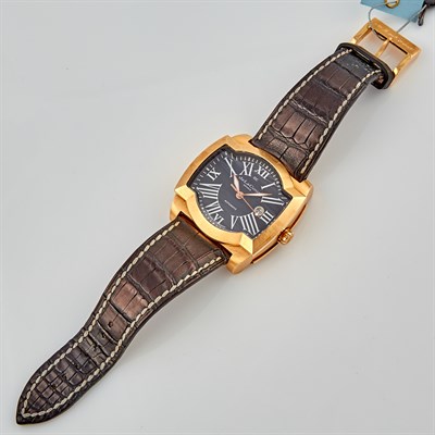 Lot 56 - Mans Gold Wrist Watch, 21 Jewels, deLaCour,...