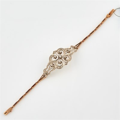 Lot 68 - Diamond Flexible Bracelet, 35 diamonds about 0....
