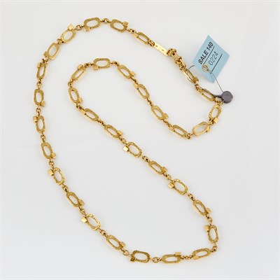 Lot 224 - Gold Necklace, 18K 50 dwt.
