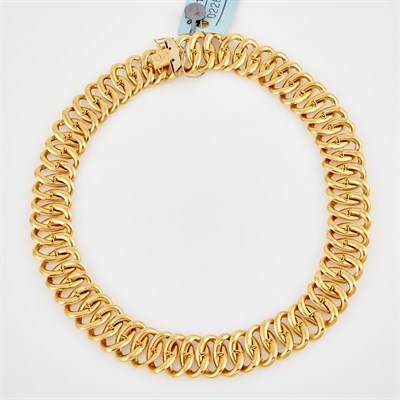 Lot 226 - Gold Necklace, 18K 39 dwt.