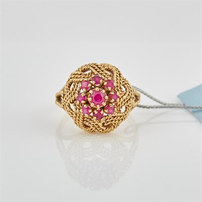 Lot 250 - Gold and Stone Ring, 14K 3 dwt. all