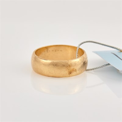 Lot 358 - Gold Wedding Ring, 14K 5 dwt.
