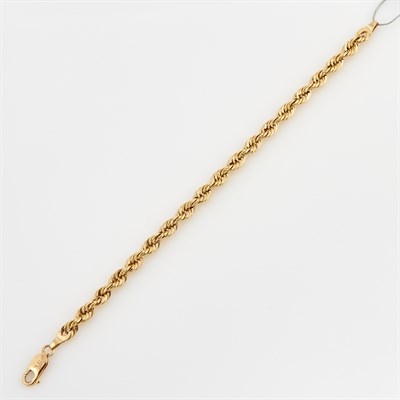 Lot 373 - Gold Flexible Bracelet, 14K 3 dwt.