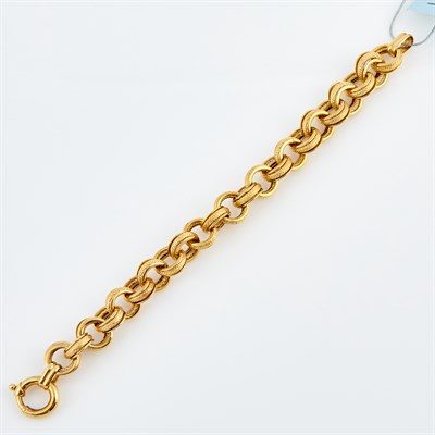 Lot 382 - Gold Flexible Bracelet, 14K 9 dwt.