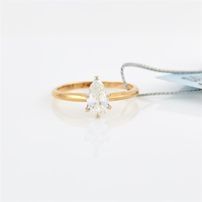 Lot 390 - Diamond Solitaire Ring about 0.65 ct., 14K 1...