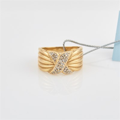 Lot 445 - Diamond Ring, 14K 3 dwt.