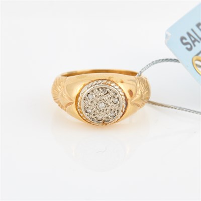 Lot 456 - Diamond Ring, 14K 6 dwt.