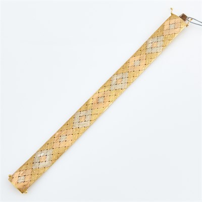 Lot 458 - Gold Flexible Bracelet, 14K 24 dwt.