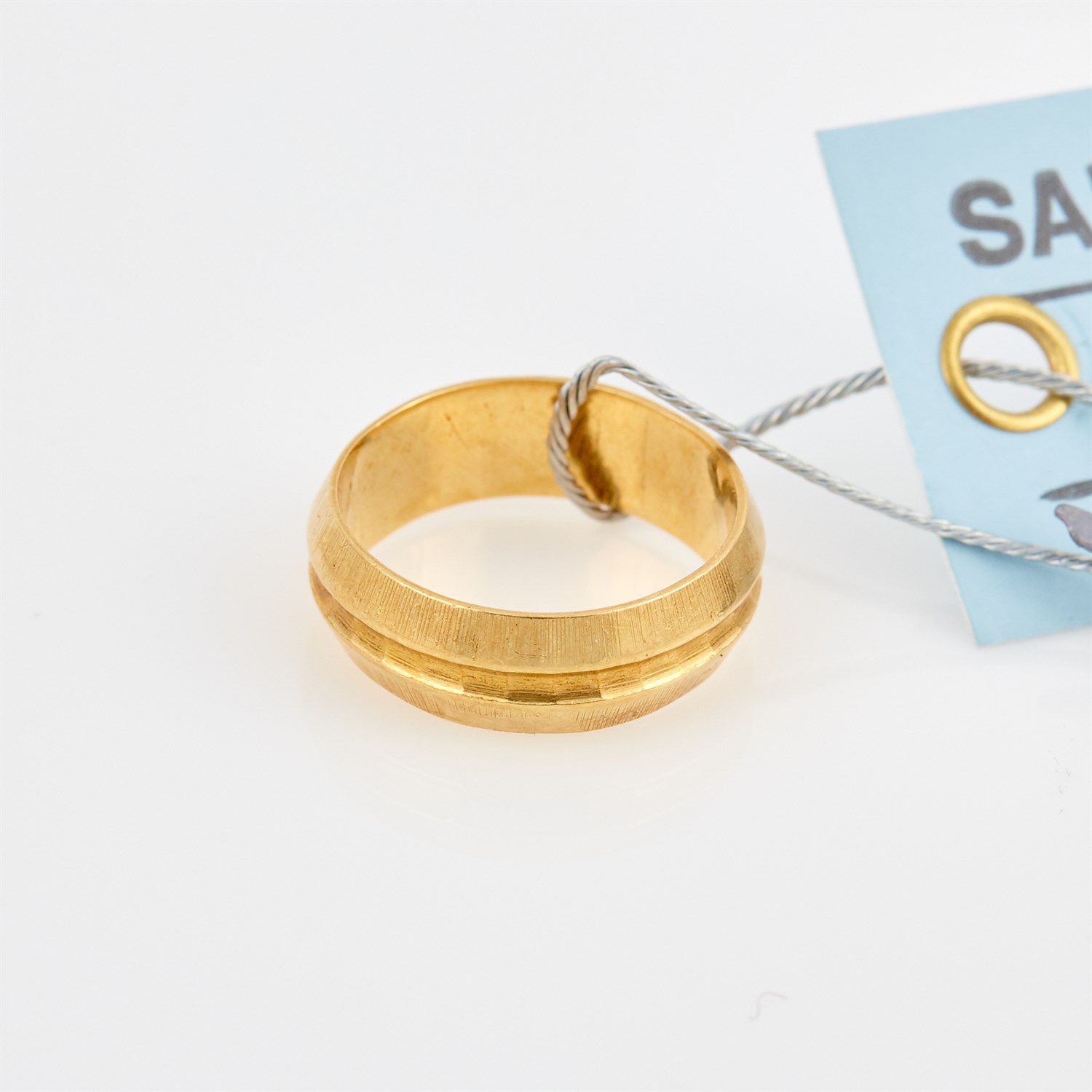 Lot 496 - Gold Wedding Ring, 18K 3 dwt.