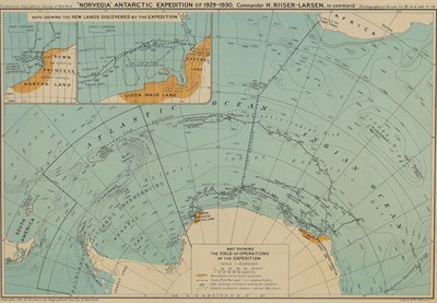 Lot 218 - [MAPS-POLAR EXPEDITION MAPS] Group of seven...