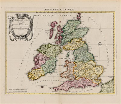 Lot 196 - [MAPS-EUROPE] Group of six map of England &...