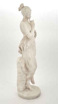 Lot 289 - Grand Tour Alabaster Figure of a Muse/Dancer...