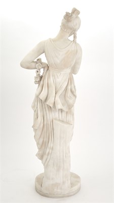 Lot 289 - Grand Tour Alabaster Figure of a Muse/Dancer...