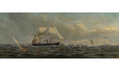 Lot 1039 - F. G. W. Hunten New York Bay, circa 1850...