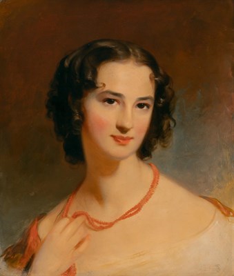 Lot 1029 - Thomas Sully American, 1783-1872 Mrs. James...