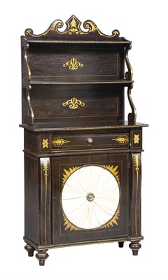 Lot 169 - Regency Grain Painted and Parcel-Gilt...