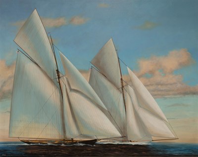 Lot 52 - Richard Lane American, 20th century Thistle Vs....