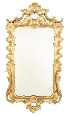 Lot 70 - George III Giltwood Mirror 18th/19th century...