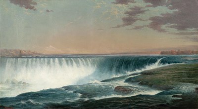 Lot 1063 - American School 19th century Niagara Falls...