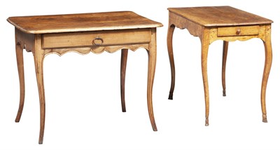 Lot 125 - Two Provincial Louis XV Beechwood Tables...