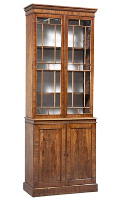 Lot 325 - Regency Mahogany Bookcase Height 7 feet 5...
