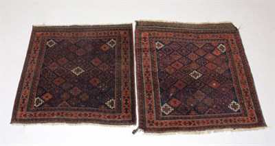Lot 352 - Pair of Baluch Bagfaces West Turkestan, circa...