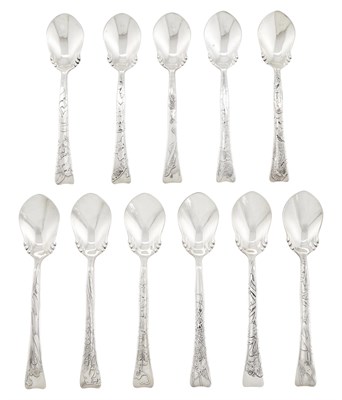 Lot 36 - Set of Eleven Tiffany & Co. Sterling Silver...