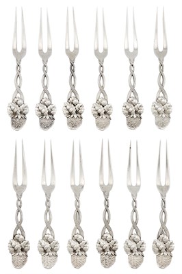 Lot 29 - Set of Twelve Tiffany & Co. Sterling Silver...