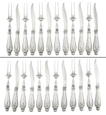Lot 37 - Rare Twelve Tiffany & Co. Sterling Silver...