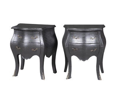 Lot 120 - Pair of Louis XV Style Gilt-Metal Mounted Faux...